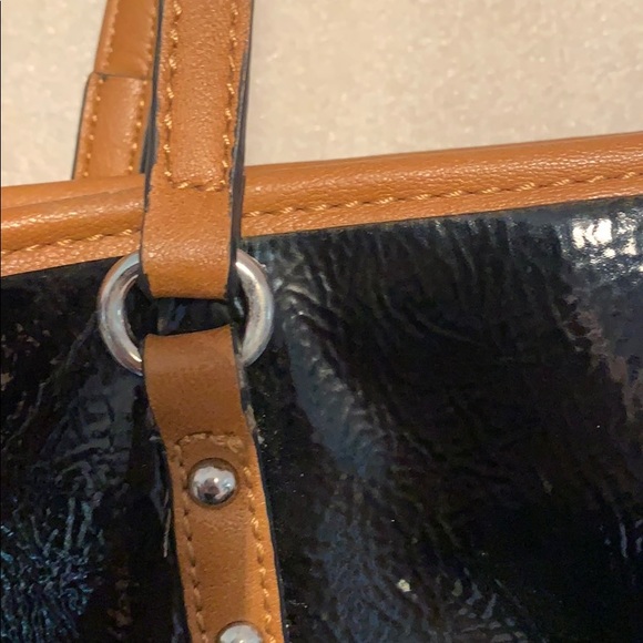 Nine West black patent leather purse - Picture 8 of 8